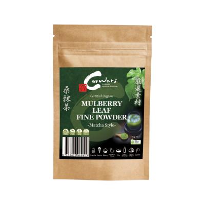 Carwari Organic Mulberry Leaf Fine Powder (Matcha Style) 50g